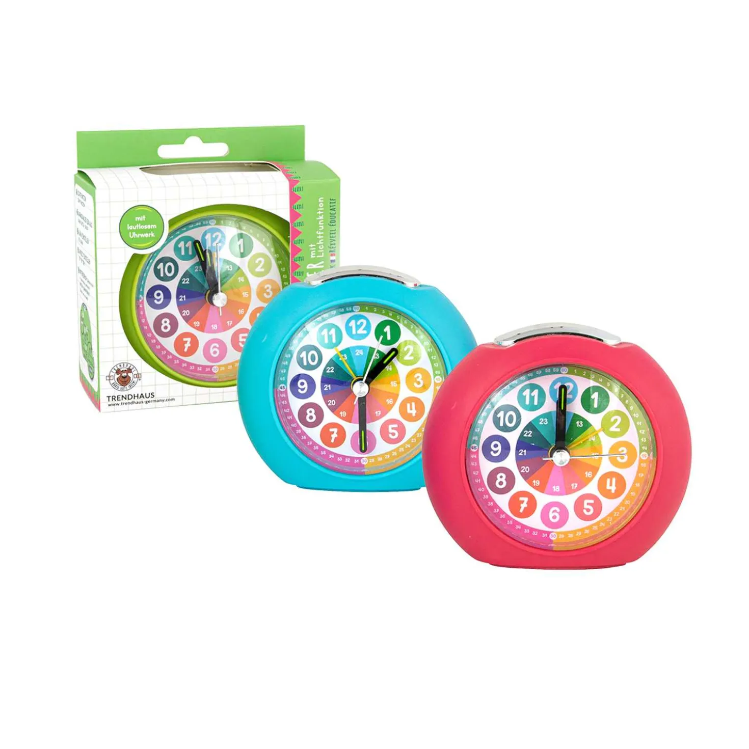 ABC Champions Wecker mit Licht 3fach