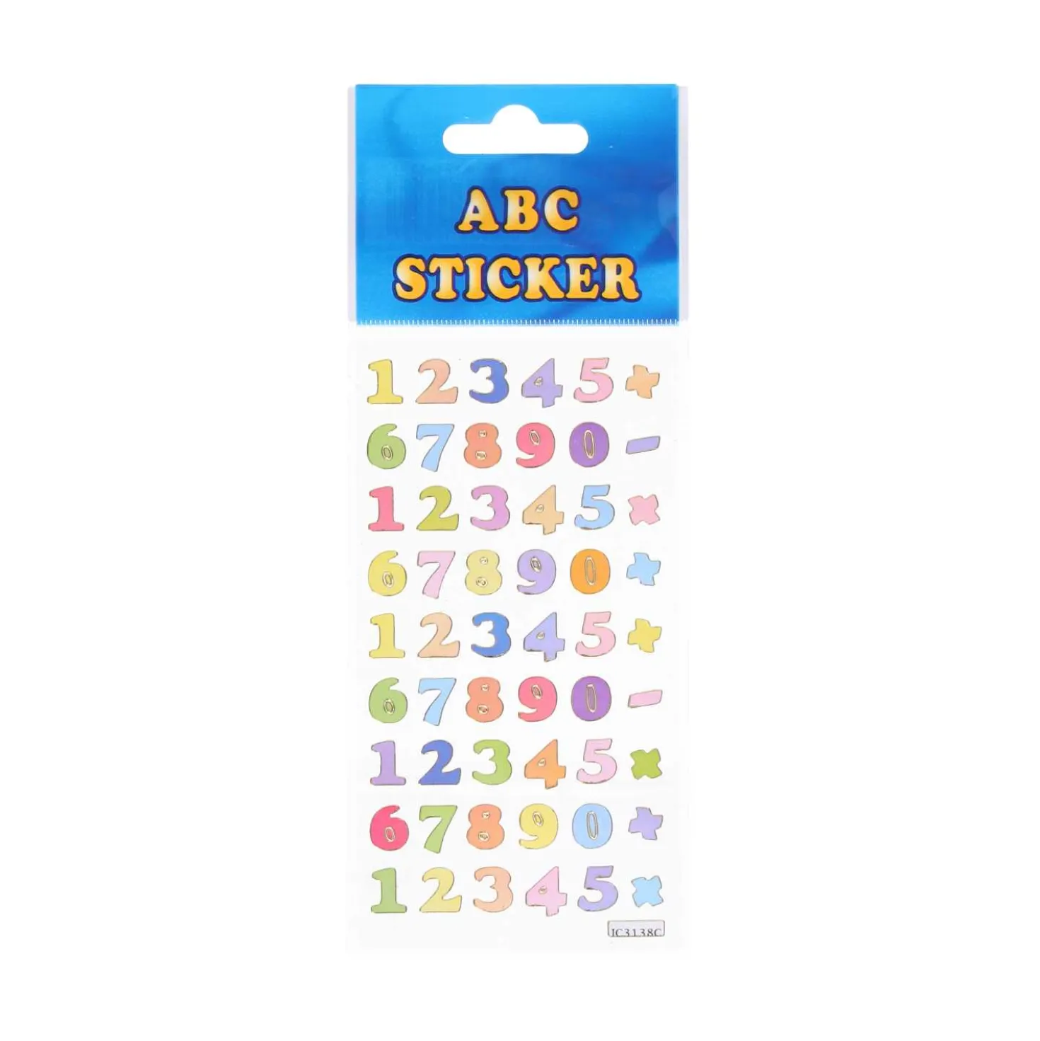 ABC-Sticker Buchstaben & Zahlen