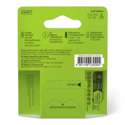 Akku AAA 800 mAh, 4 Stück