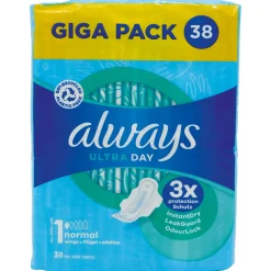 Always Ultra Damenbinden normal, 38 Stück