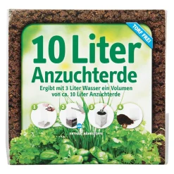 Anzuchterde Kokos gepresst