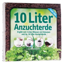 Anzuchterde Kokos gepresst