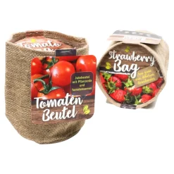 Anzuchtset Jute Erdbeere Tomate