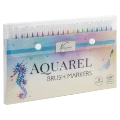 Aquarellstift mit Wasserstift, 20 Stück
