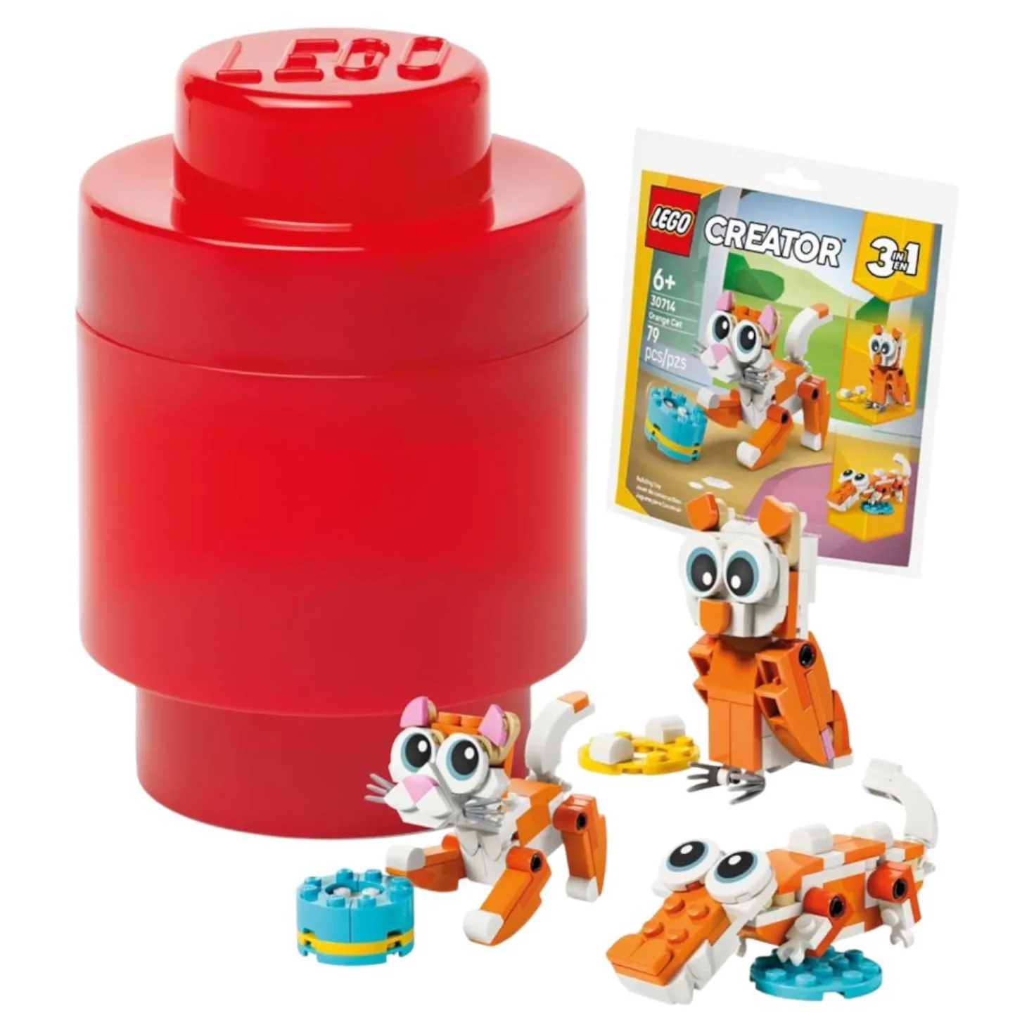 Aufbewahrungsbox Lego+Creators Set, rot