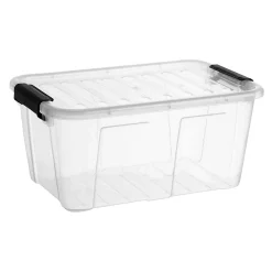Aufbewahrungsbox 8liter klar mit Clip