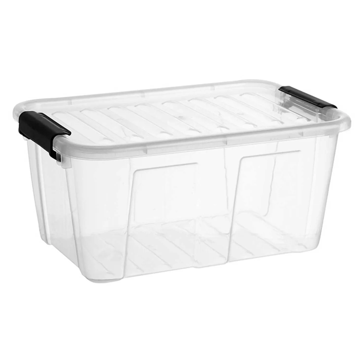 Aufbewahrungsbox 8liter klar mit Clip