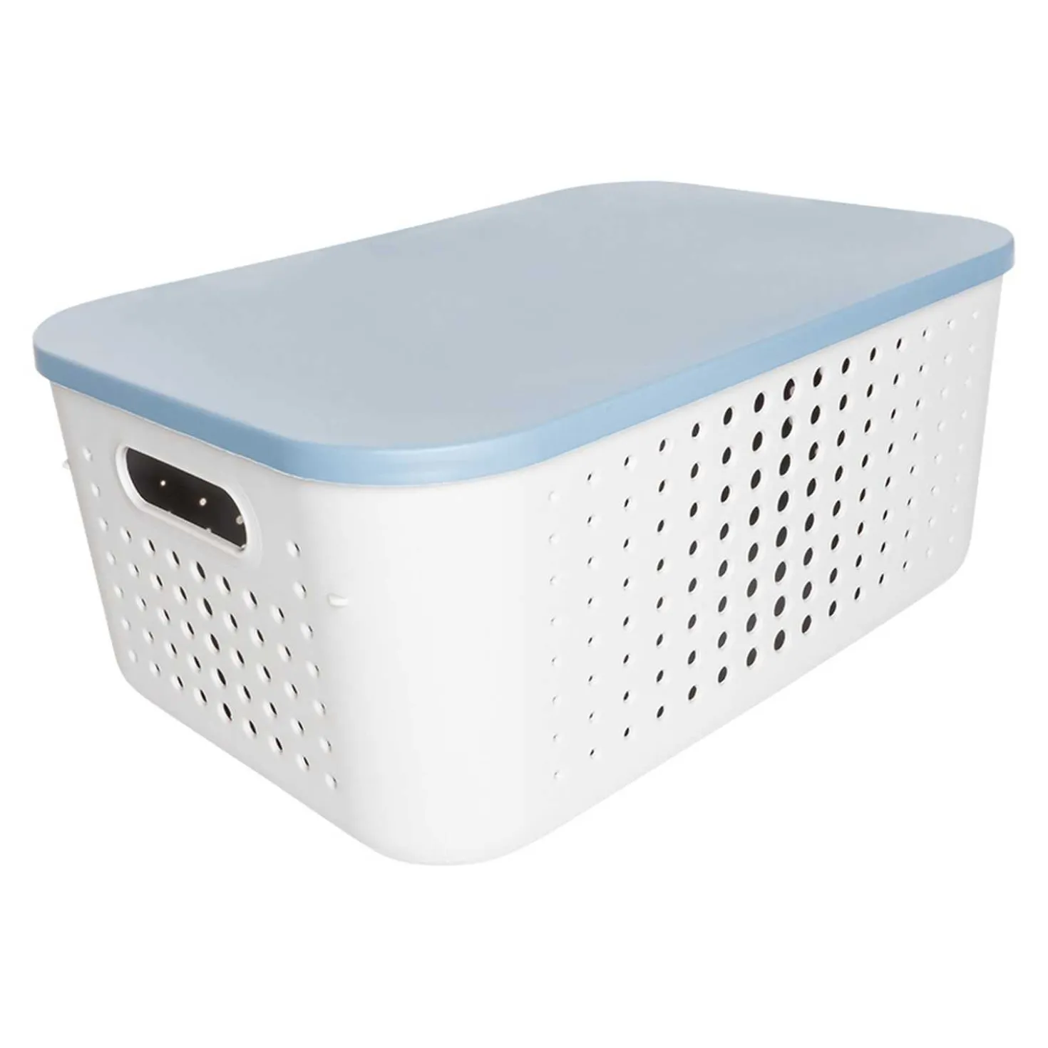Aufbewahrungsbox mit Deckel 13,4l Serie Alythia Blau