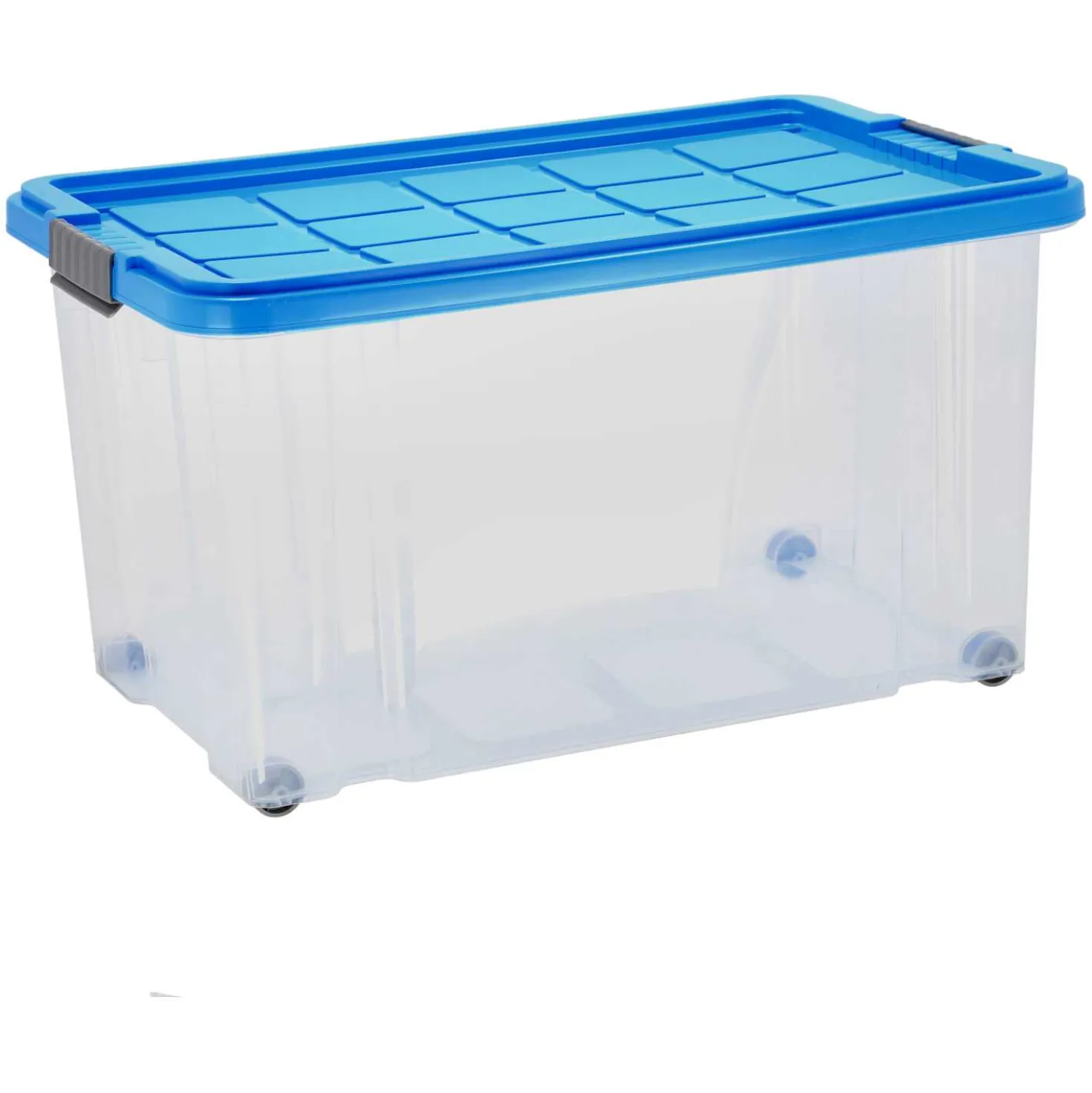 Aufbewahrungsbox mit Deckel und Rollen, 55 l
