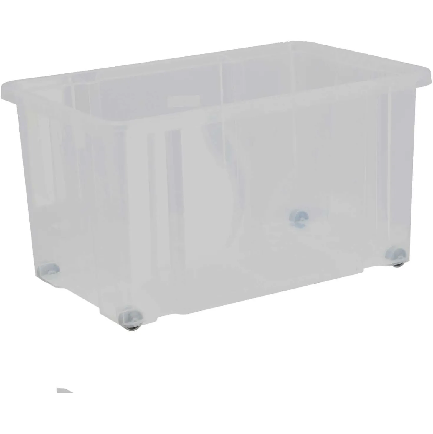 Aufbewahrungsbox mit Deckel und Rollen, 55 l