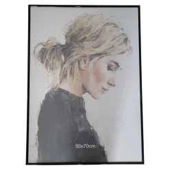 Bilderrahmen, schwarz, 50 x 70 cm