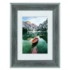 Bilderrahmen 10x15 Kunststoff Sierra Holz-Optik, grau