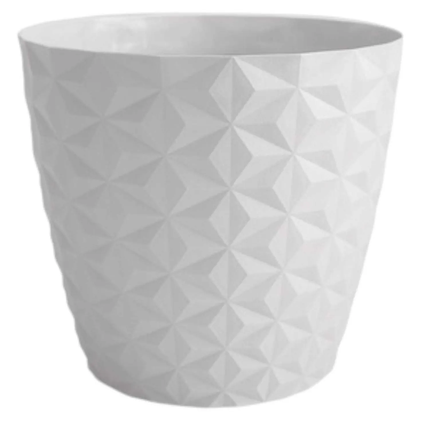 Blumentopf Crystal matt, weiß, Ø = 16 cm