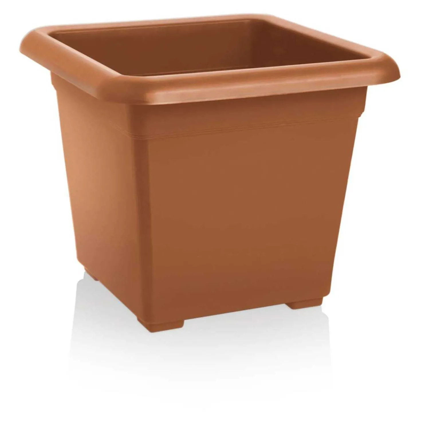 Blumentopf Quattro, terracotta, 20 x 20 cm