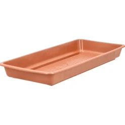 Blumenuntersetzer Garden 40 x 17 x 4,5 cm, terracotta