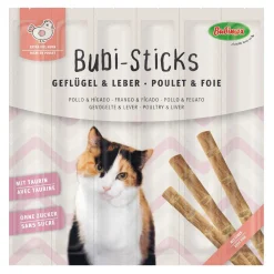 Bubimex Sticks Katzensnack Geflügel und Leber, 6 Stück