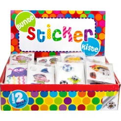 Bunte Stickerkiste