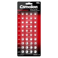 Camelion Batterien Knopfzellen, 40 Stück