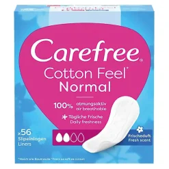 Carefree Slipeinlage Normal mit Frischeduft, 56 Stück