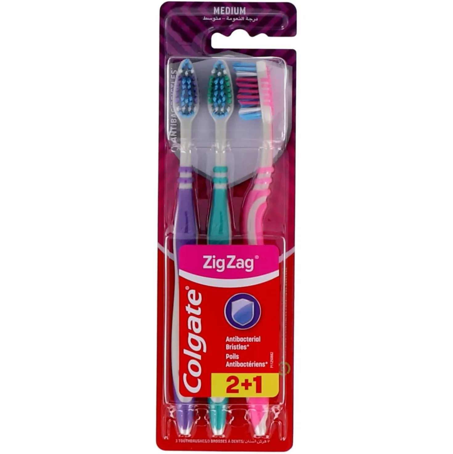 Colgate Zahnbürsten, medium, 3 Stück