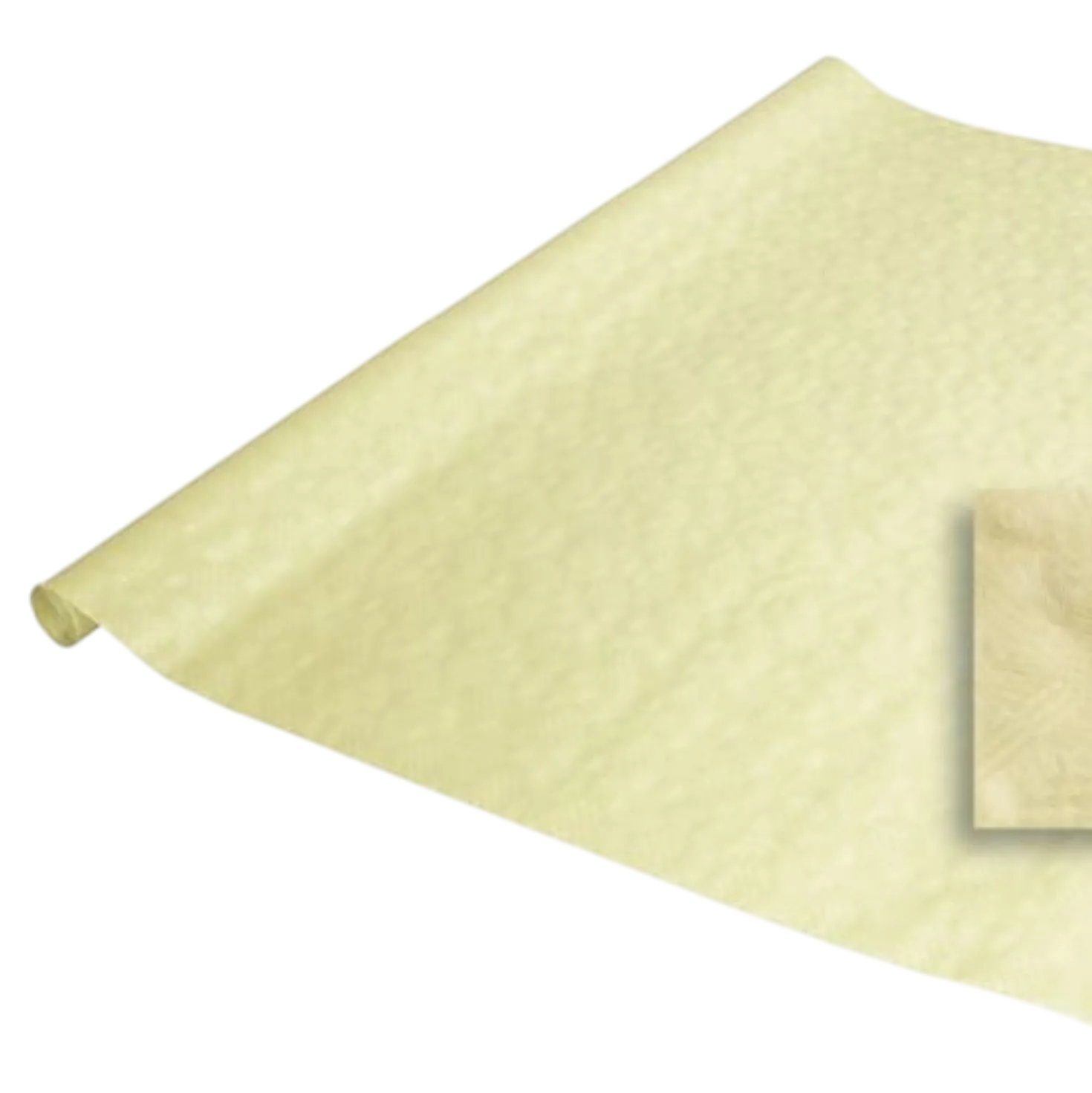 Damasttischtuch Rolle, creme