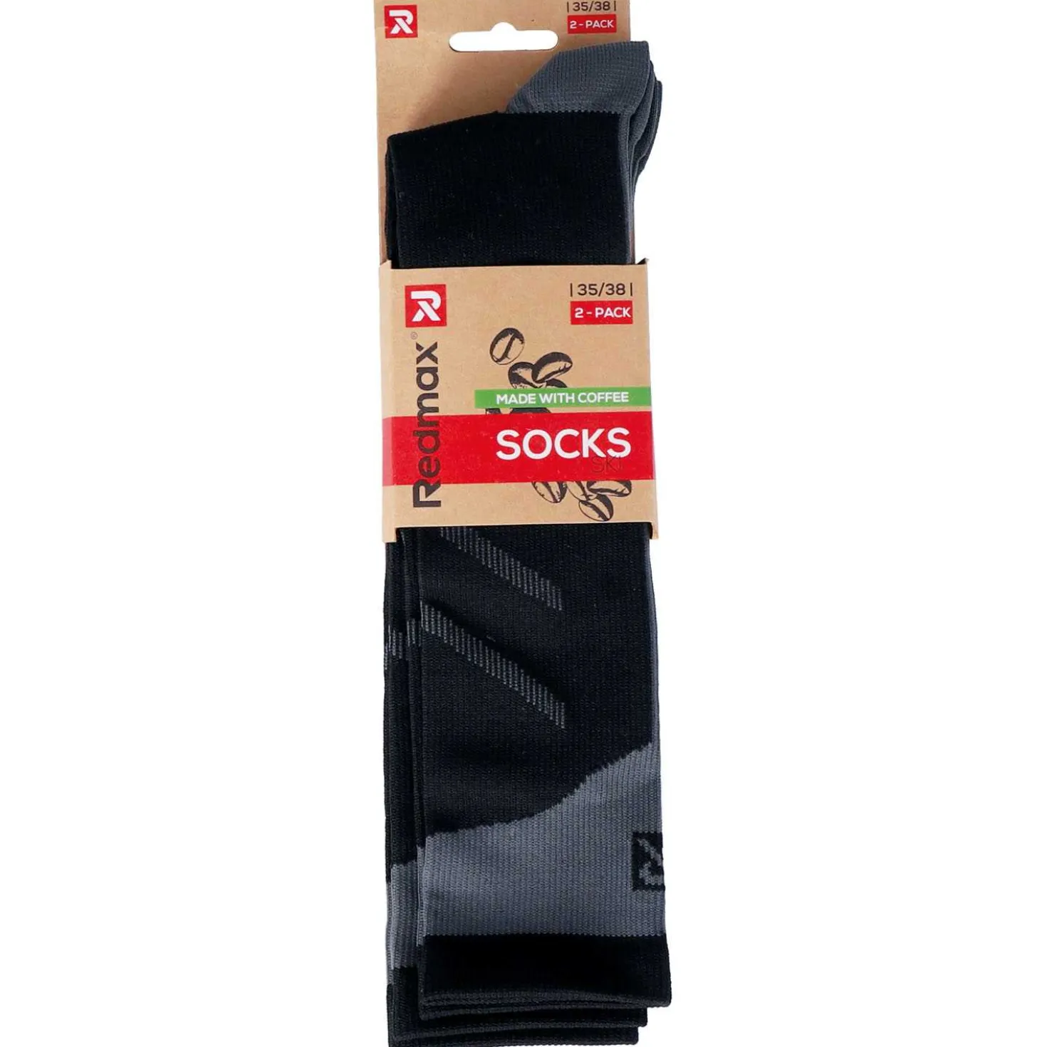 Damen-/Herren-Socken schwarz, Größe 35-46, 2 Stück