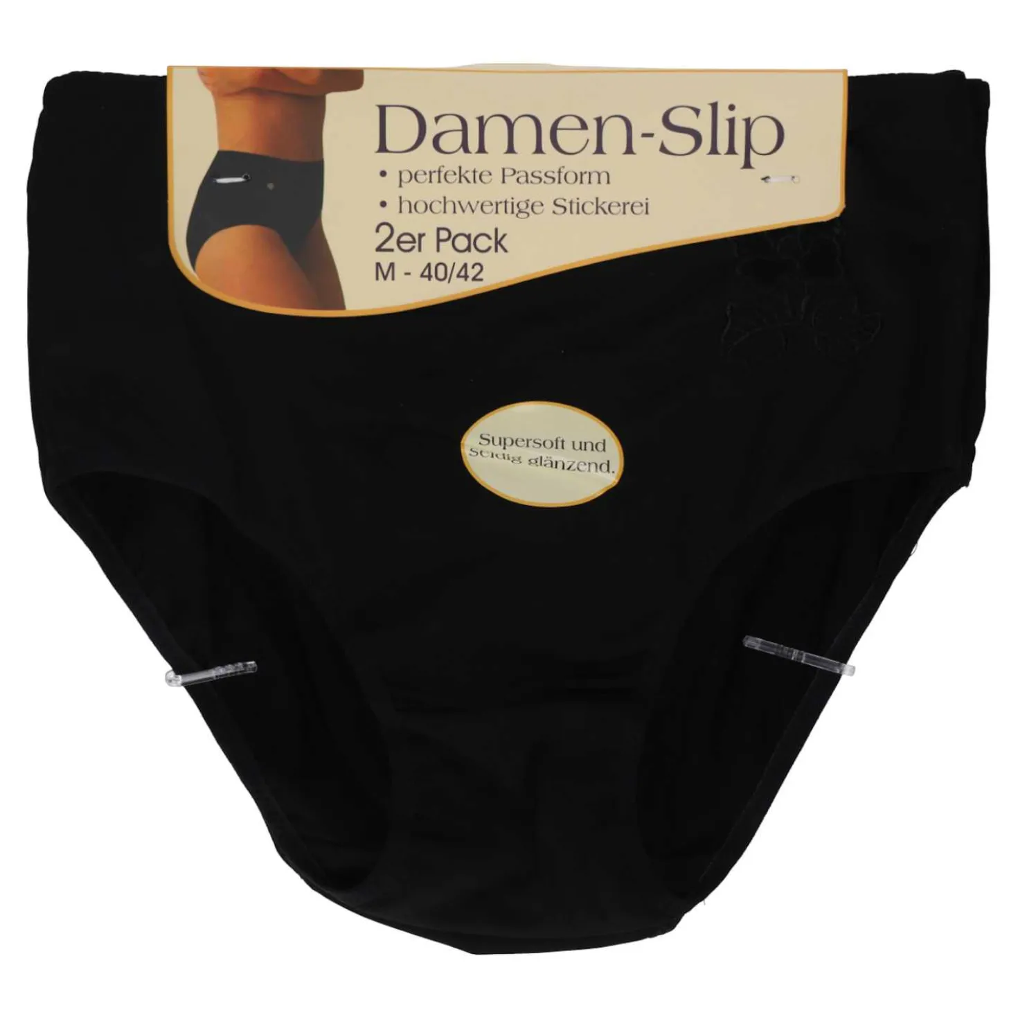 Damen Slip Microfaser uni