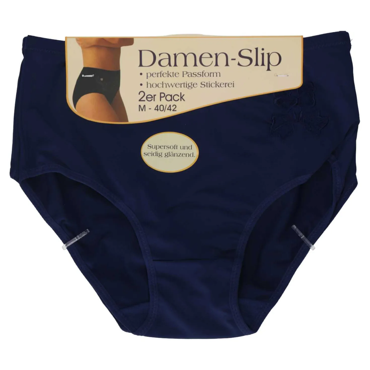 Damen Slip Microfaser uni