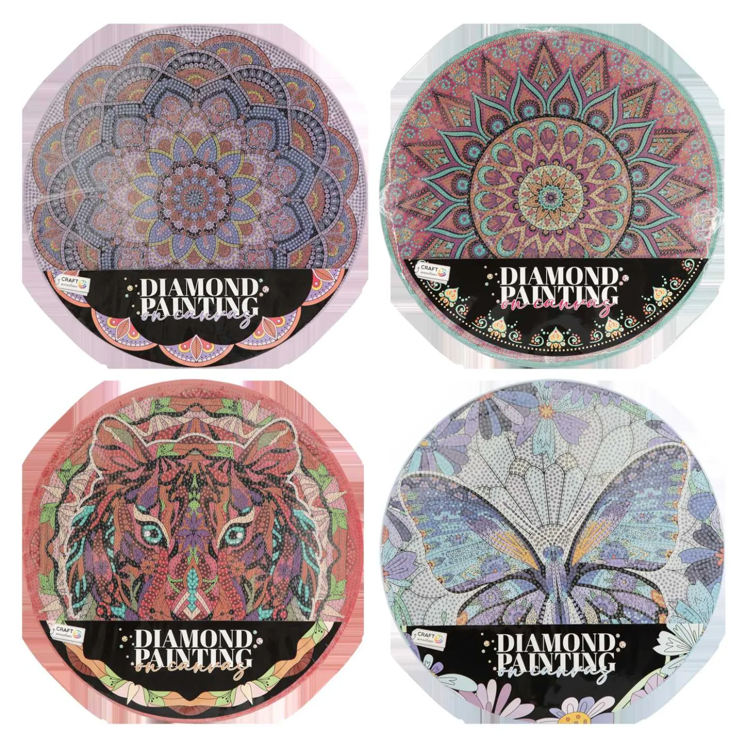 Diamond Painting Mandala, Ø = 30 cm