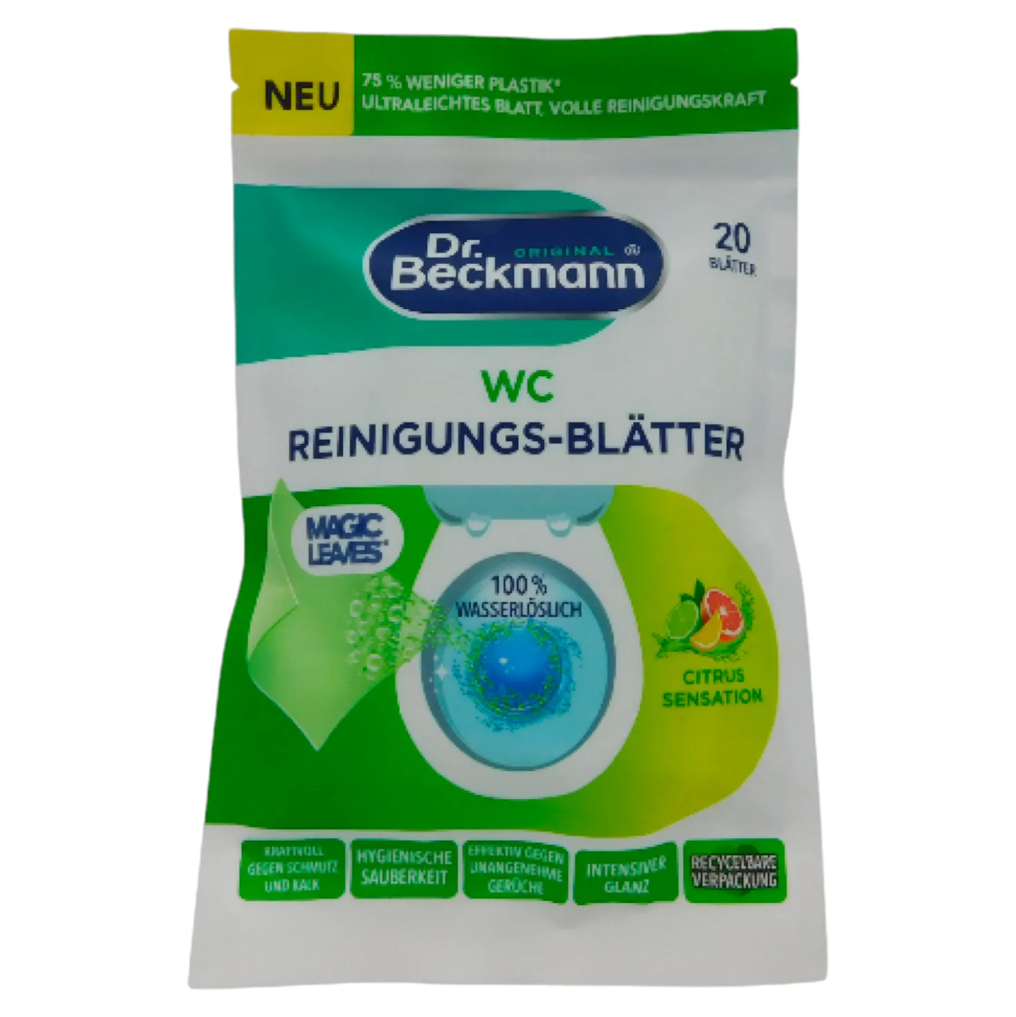 Dr. Beckmann WC Reinigungstücher Citrus