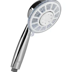 EASYmaxx LED Duschkopf mit Duschzeitindikator & Regen-/Massagedusche