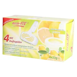 eco Fix WC Duftspüler Zitrone, 4 Stück