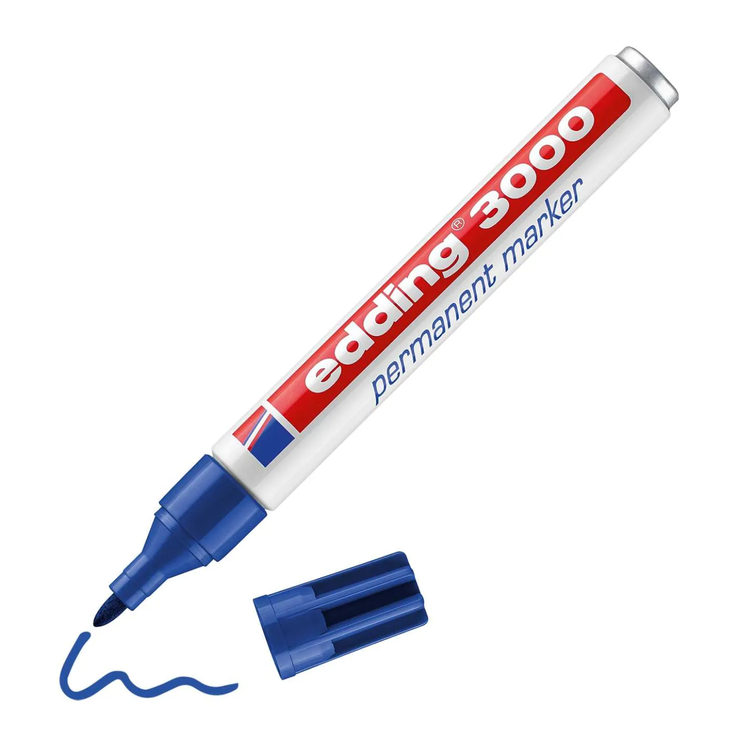 Edding Permanentmarker 3000, blau