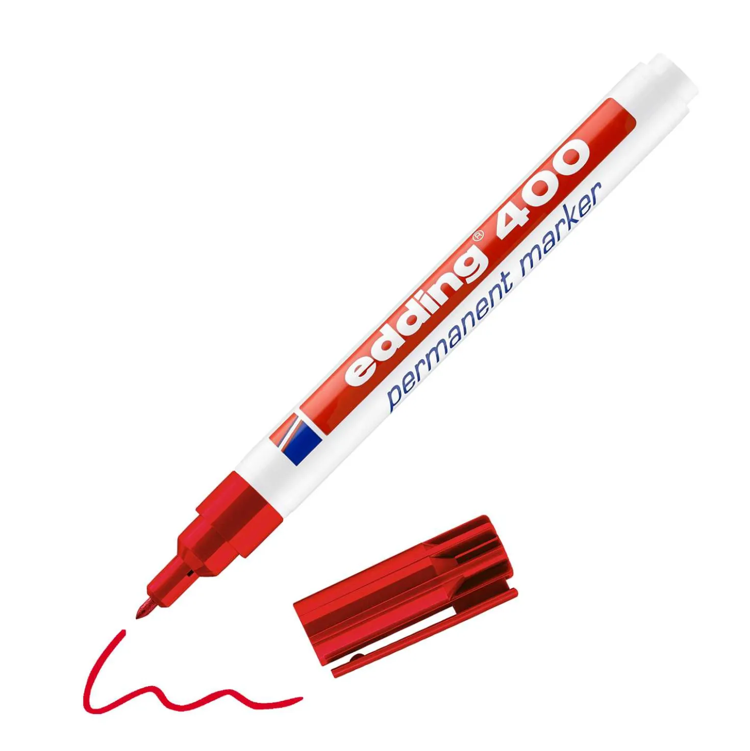 Edding Permanentmarker 400, rot