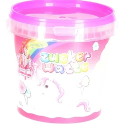 Einhorn Zuckerwatte im Eimer