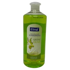 Elina Schaumbad Grüne Olive, 1 l