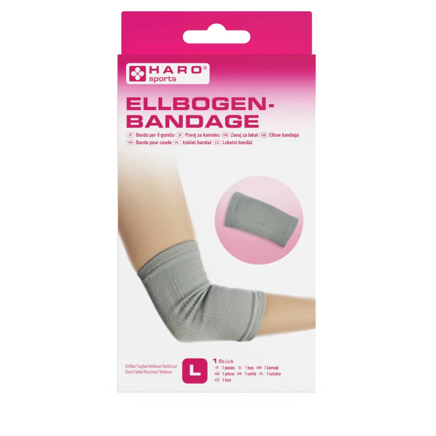 Ellenbogenbandage Größe L, 1 Stück