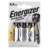 ENERGIZER Batterie Alkaline AA/R6, 4 Stück