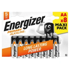 ENERGIZER Batterie Primary Alkal. AA, 8 Stück