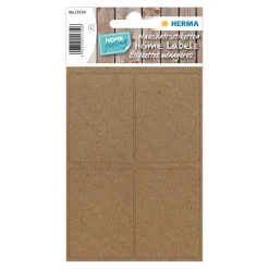 Etiketten Silphie, braun, 40 x 55, 16 Stück