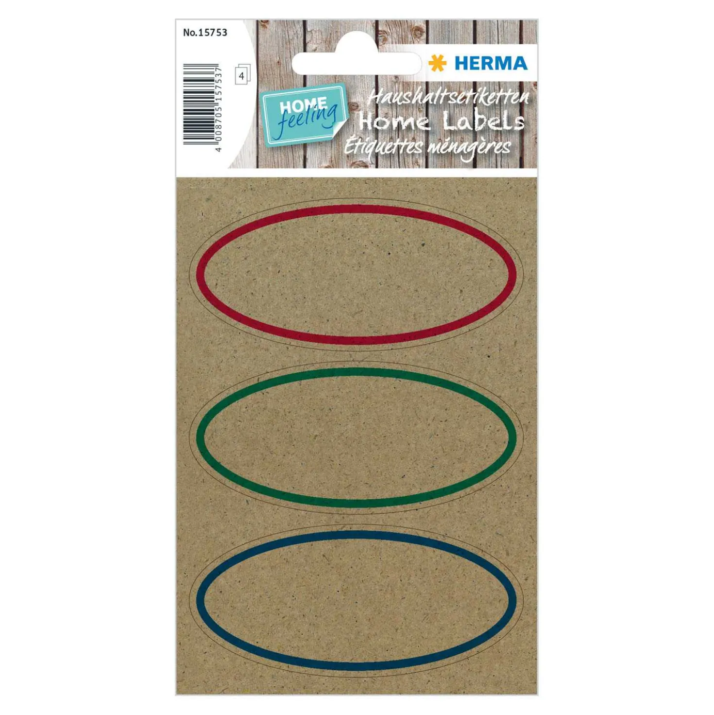 Etiketten Silphie braun, 76 x 35, 12 Stück