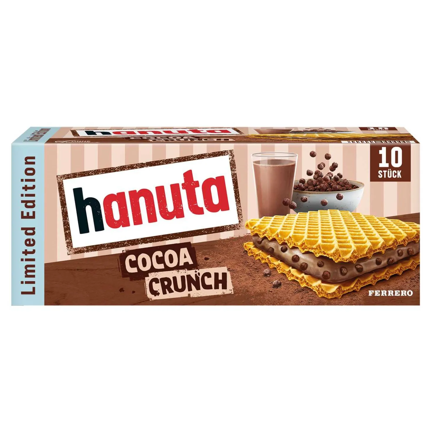 Ferrero Hanuta Cocoa Crunch, 10 Stück