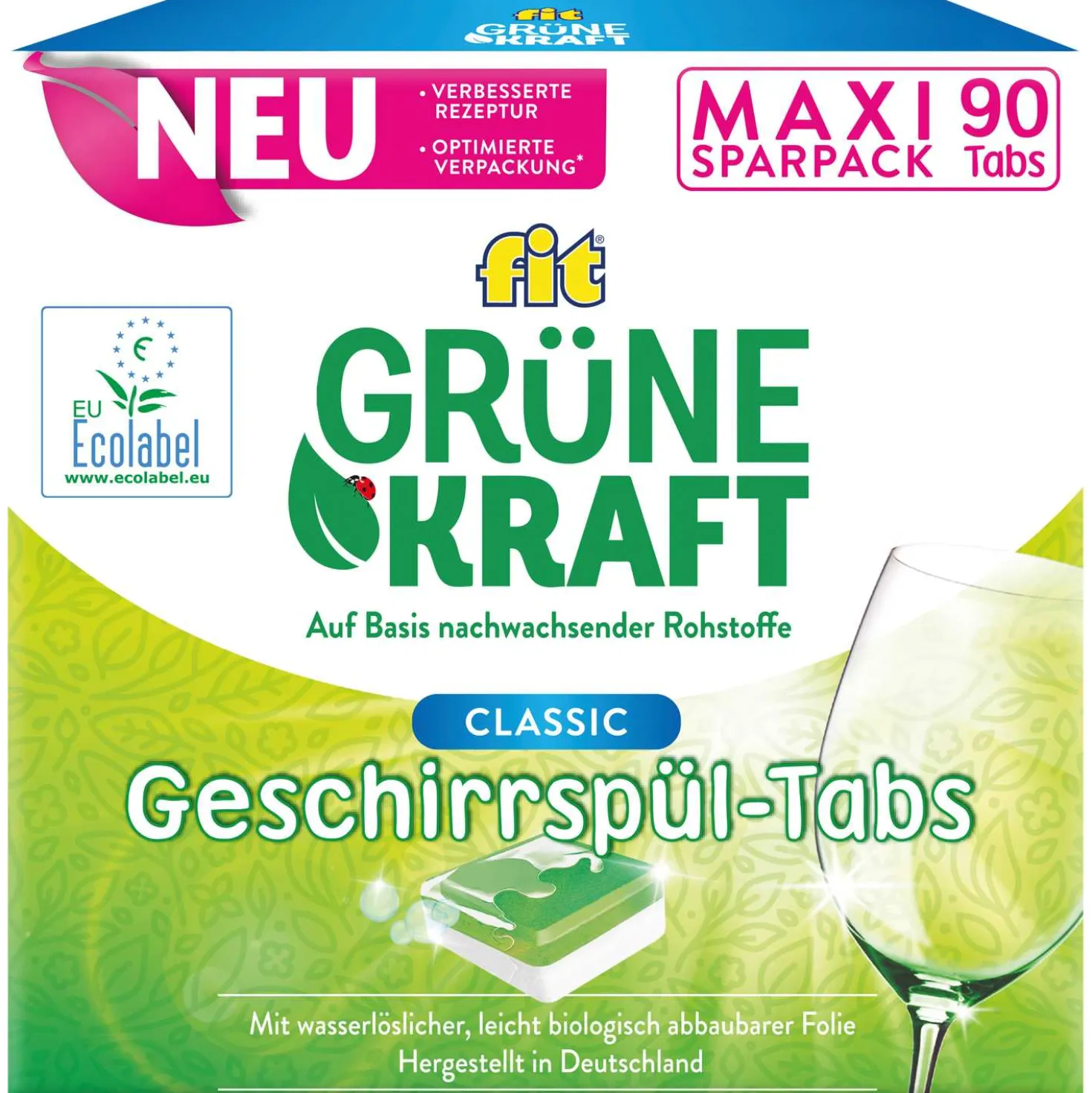 fit Geschirrspültabs Grüne Kraft