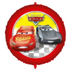 Folienballon Cars rund, 46 cm