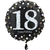 Folienballon Happy Birthday "18"