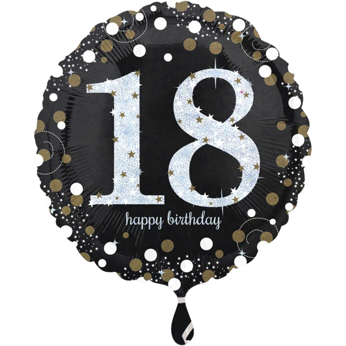 Folienballon Happy Birthday "18"