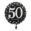 Folienballon Happy Birthday "50"
