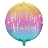 Folienballon HBD Ombre Sphere, 46 cm