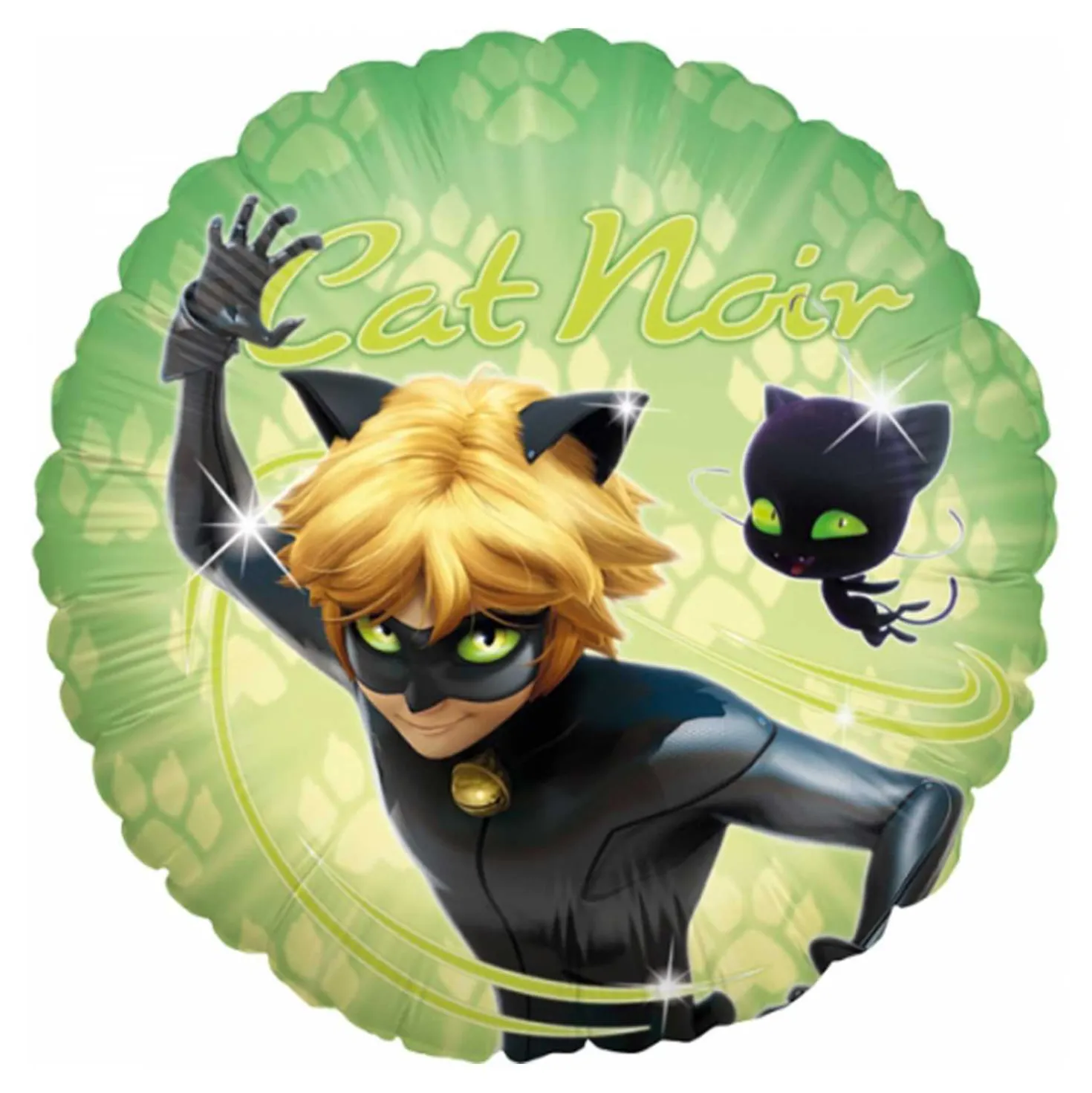 Folienballon Miraculous Cat Noir, 45 cm