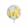 Folienballon Mr rund, gold, 45 cm